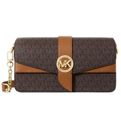 Michael Kors Women Greenwich Medium Logo Shoulder Bag