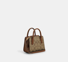 Coach Andrea Mini Carryall In Signature Canvas Bag