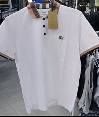 Burberry Polo T-shirt metal Logo (white)